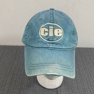 Cie Distressed Baseball Hat Unisex Adjustable Green Strapback Cap Pacific Style